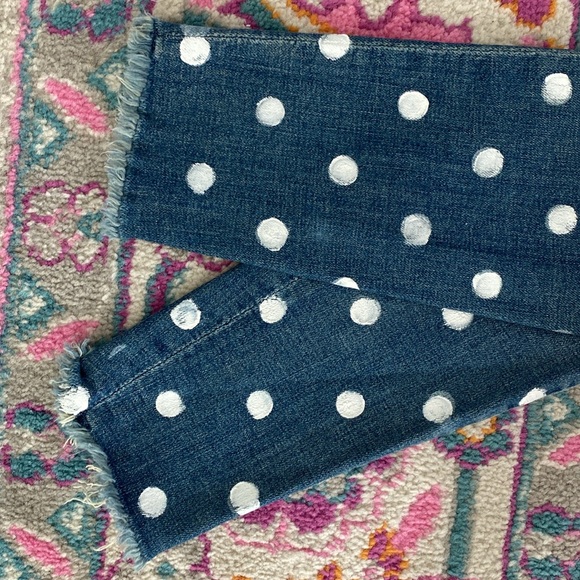 7 for all mankind high waist ankle skinny size 26 spots - Picture 4 of 6